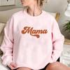 Толстовка Mama Retro Mom Hoodie Mama Пуловер з круглим вирізом Жіночі світшоти з довгим рукавом Подарунок на День матері Подарунки для нової мами Повсякденні топи унісекс