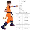 UPENC Dragon Cosplay for Son Goku and Goku Halloween Popular Martial Arts Kame Sennin Cultural Includes Tattoo Gift Kids, Characters, Costume, Kids'