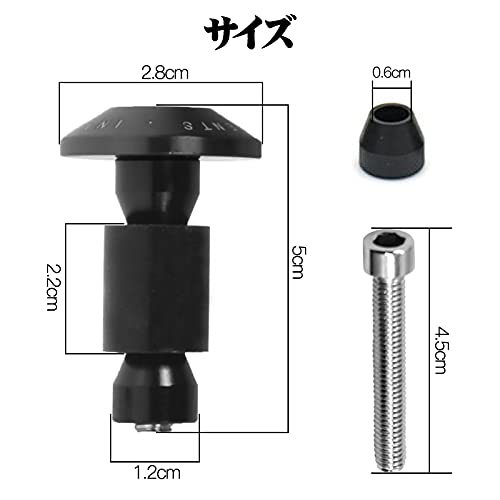 Handlebar Bar End Cap Set of 2 for Motorcycles Motorcycles