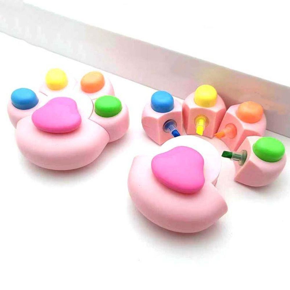 Cartoon Funnyl Highlighter Pen Graffiti Fluorescent Marker School Office Supplies