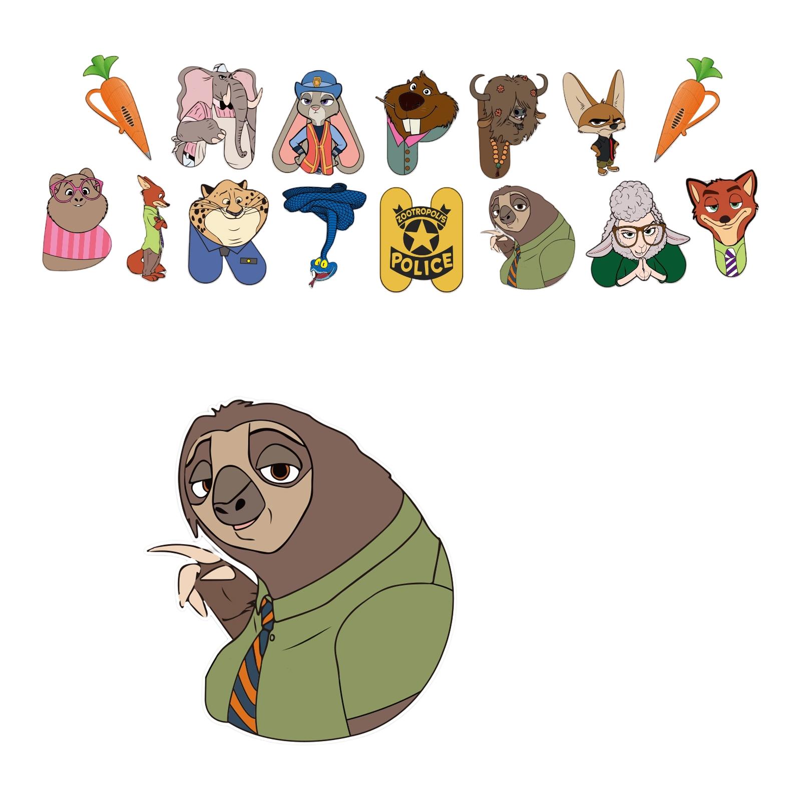 

Birthday Theme Party Decoration Banner Pull Flag Cake Flag - Set One Size