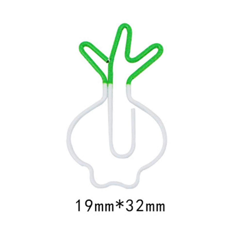 10 Pieces Cartoon Vegetabl Creative Carrot Metal Office School Supplies Cute Paper Clips Gift