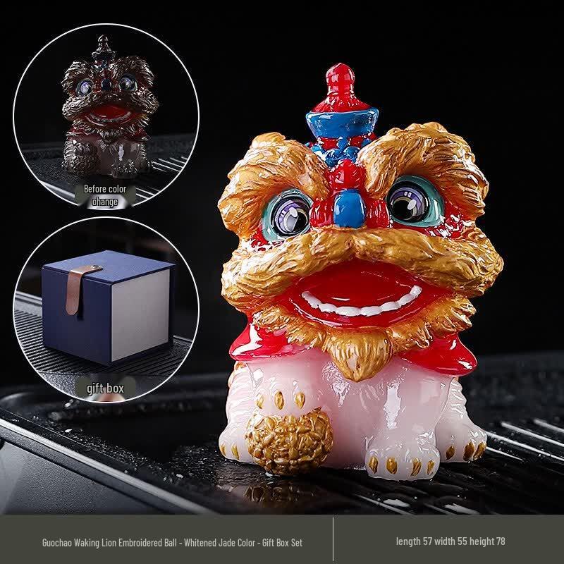 Color Changing Zisha Pixiu Tea Pet Ornament