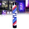 110v LED Rotating Wall Light Barber Pole Waterproof Salon Barber Pole Shop Sign Light Red,Blue and White