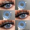 1 Pair Colored Pupils for Brown Color Eyes Green Eye Contacts Cosmetics Natural Blue Eye Lenses for Makeup Gray Pupils