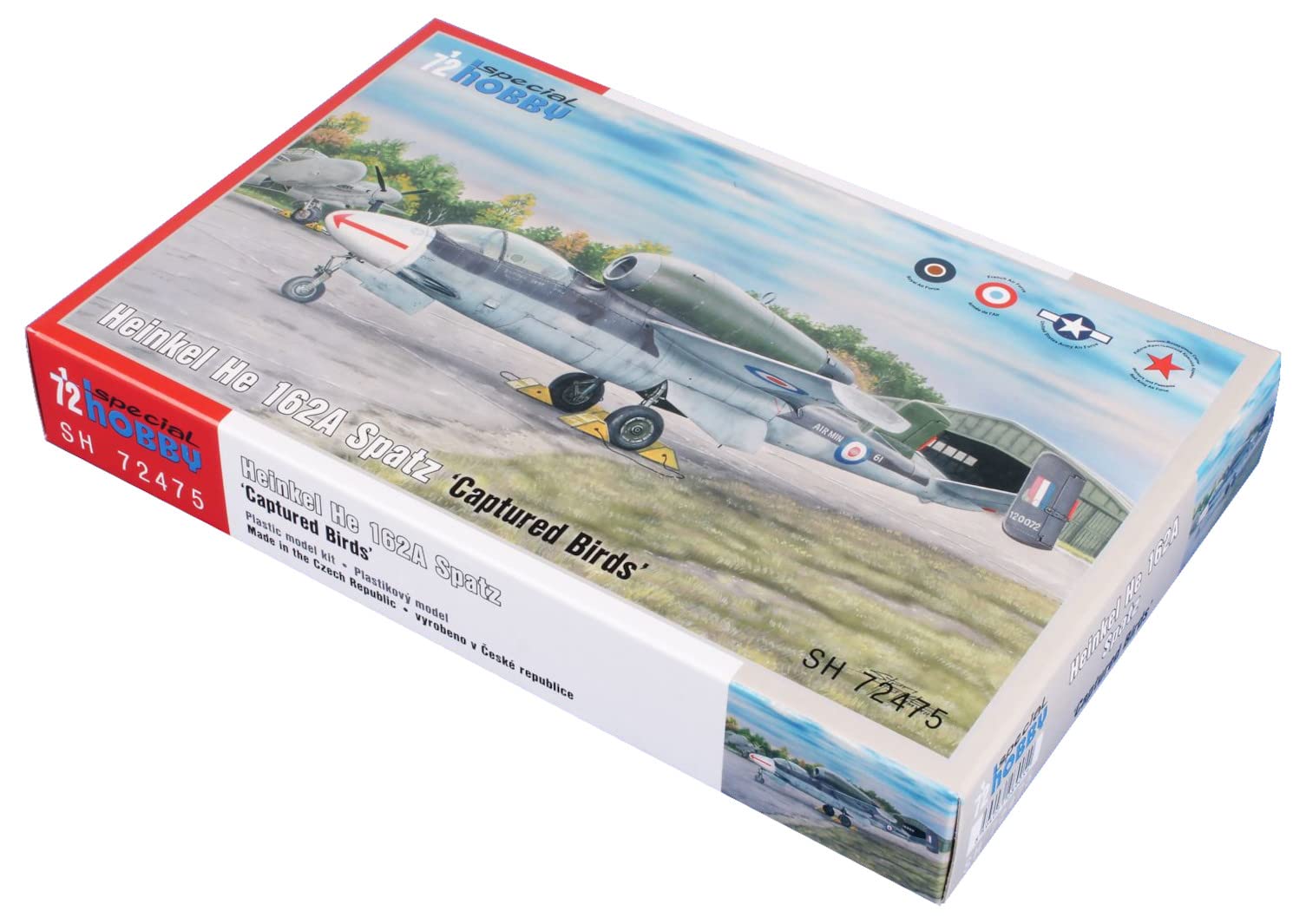 

Special Hobby 1/72 Heinkel He 162A Salamander Captured Marking Plastic Model SH72475