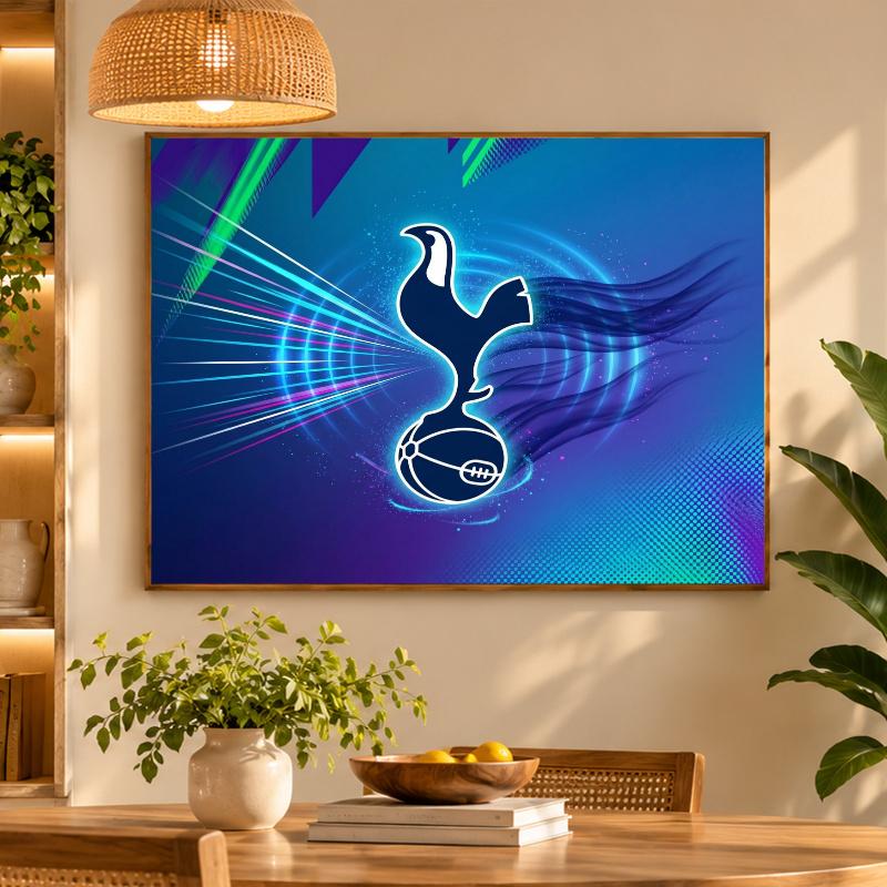 5D Diamond Painting Tottenham Hotspur DIY Full Drill Diamond Art Kit Home Decoration