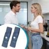 Elastischer Gürtel ohne Schnalle für Damen & Herren, 1 Paar Verstellbarer Riemen, Schnallenloser Gürtel für Freizeit, Arbeit, Jeans, Hosen, Kleider, Golf