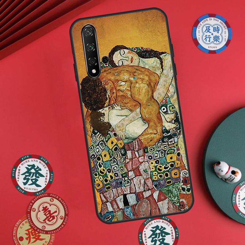 Kiss by Gustav Klimt For Huawei Nova Y73 Y72 Y61 Y91 Y90 Y70 Y60 12s 12i 11i 8i 9 10 SE P60 Pro P30 P40 Lite Case