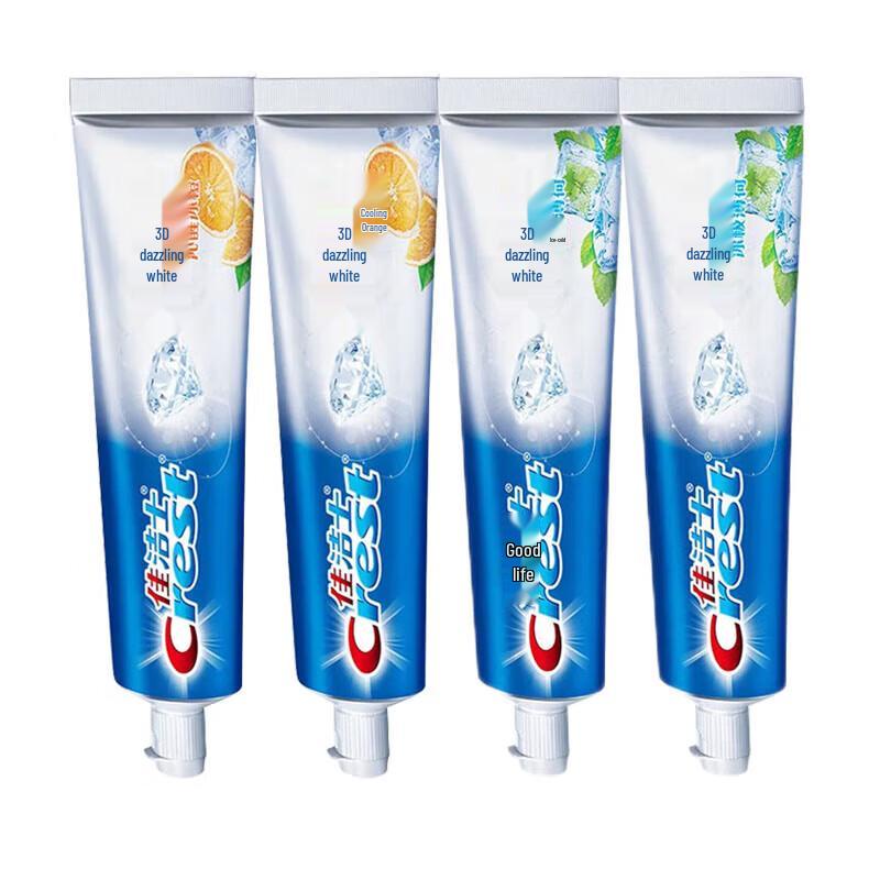 Crest 3D White Orange Mint Zahnpasta 4er-Pack