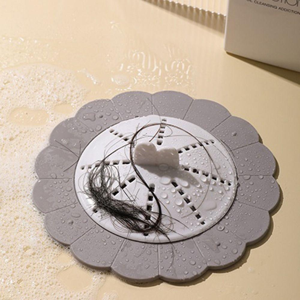 Hair Catcher Floor Drain Cover Deodorant Drain Plug Anti-clogging Sink Filters  Toilet