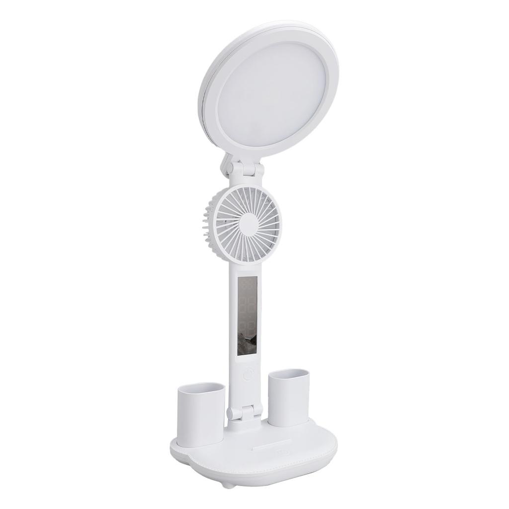 Desk Lamp LED Eye Care Foldable Touch Control Round USB Charging 3 Color Temperature Stepless Dimmab