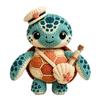 Small Animal Decoration Handmade Knitted Doll for Kids, Soft Crochet Forest Plush Toy, Decorative Figurine Cute Hand Woven Stuffed Doll,