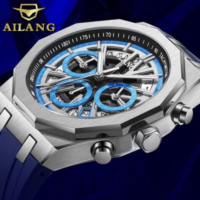 Reloj de Cuarzo Nuevo Reloj de Moda para Hombre Reloj Hueco para Hombre
