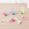 11/1pcs Reusable Magnetic Cable Ties Cord Organizer Silicone Magnetic Cords Tie Cord Winder for Earbuds Stuff Book Marker Fridge