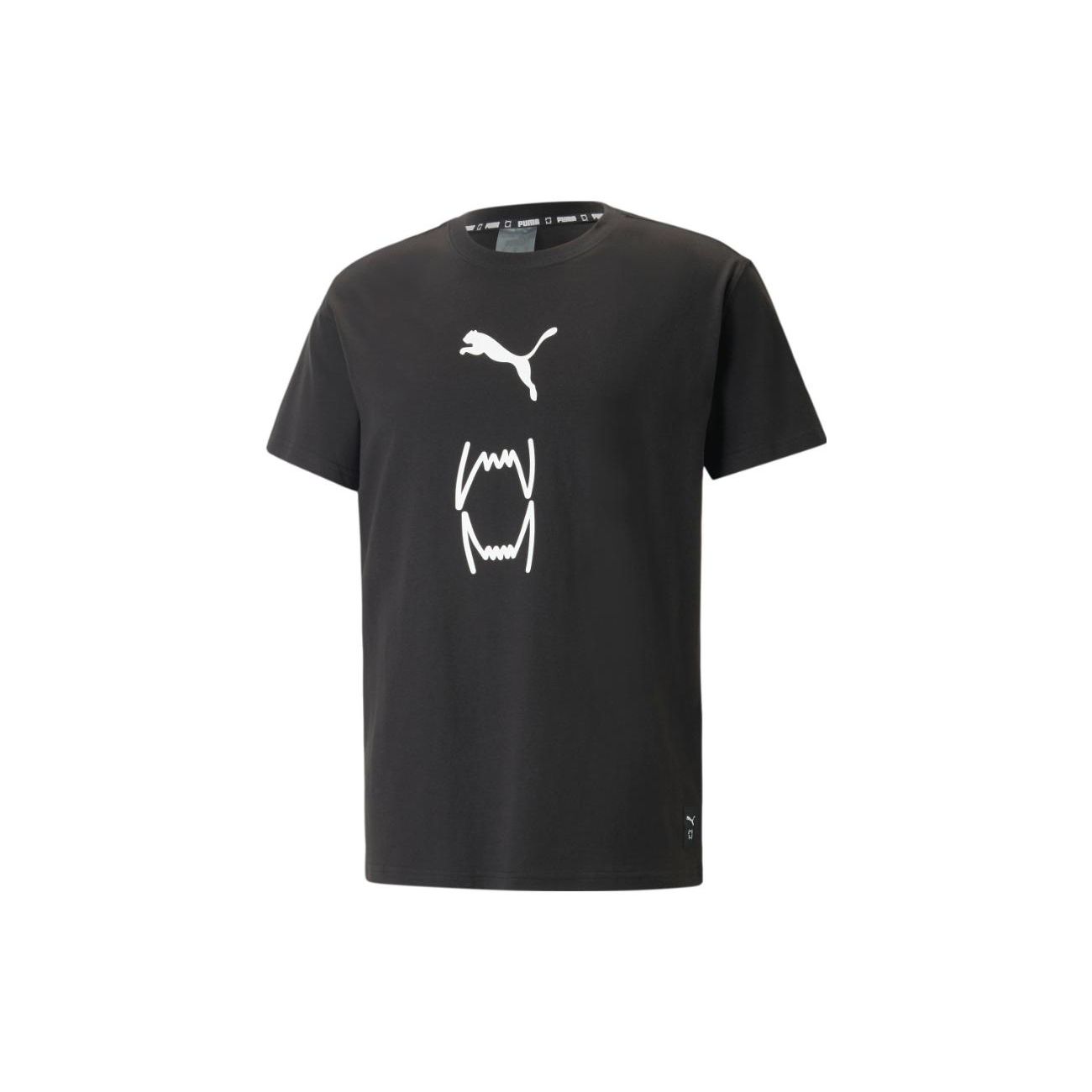 

Puma Franchise Core Tee Printed Round Neck Short Sleeve T-Shirt Men Tops Black 538569-01 S