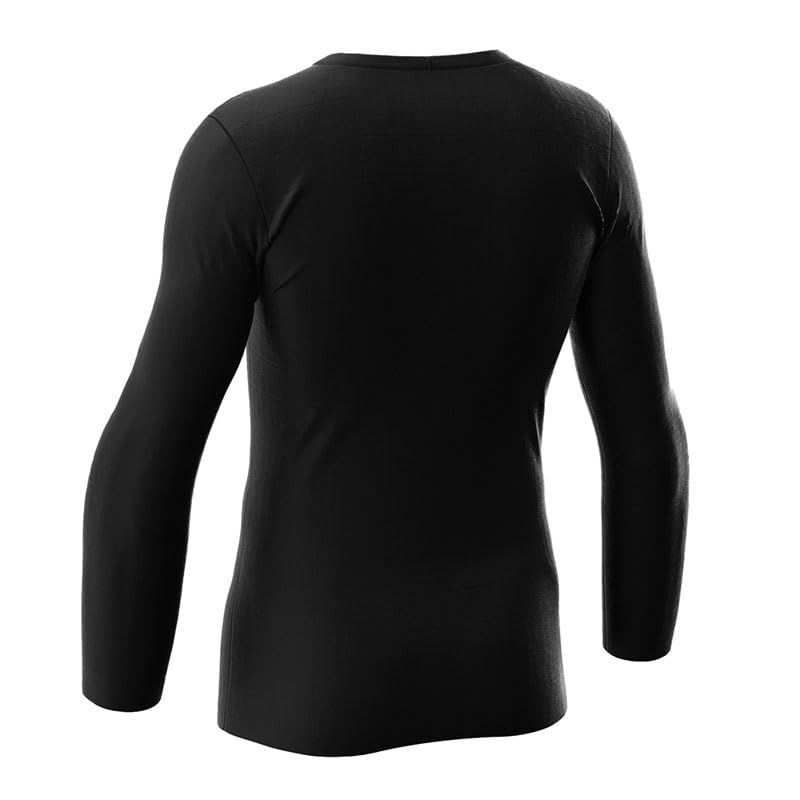 Hummel Junior Long Sleeve Warm Crew Neck Inner Black 140 Undershirt, Shirt, Warm, Moisture-Wicking, Quick-Drying, Anti-Static, Antibacterial, Stretch,