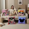 Cute Powerpuffs-Girls Classic Anime Cushion Cover Inches Farmhouse Decor Home Throw Pillow Covers For Couch Decorations