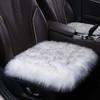 WTEMPO Car Cushion Short Plush Warm Square Pad Simple Comfortable Car Cushion Non-slip Breathable Car Cushion
