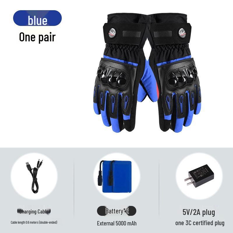 Winter Motorcycle Gloves: Cold-Proof, Warm, Impact-Resistant, Heated, Touchscreen & Waterproof for Men