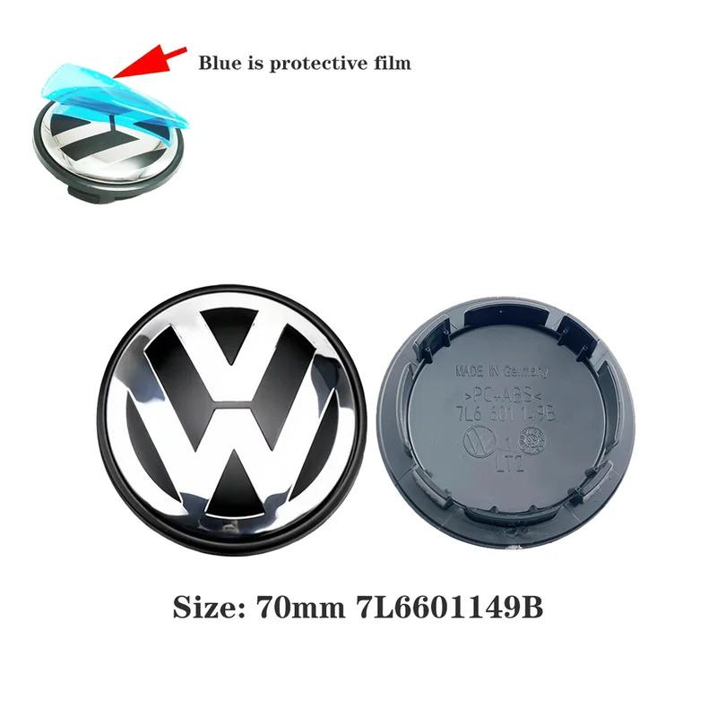 Emblems ABS 4pcs 55mm 56mm 65mm 70mm 76mm Car Wheel Center Caps Hubcap Cover For VW Volkswagen Jetta MK5 Golf Passat Styling 3B7 zf6