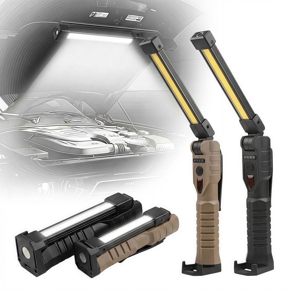 COB LED Work Light Folding Inspection Lamp professional Flashlight  Work Lighting