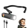 Smiling Shark Rechargeable LED Concept White Red Headlamp with USB 5 Lighting High Brightness Outdoor Wide Angle IPX4 Waterproof 8 Hours Continuous