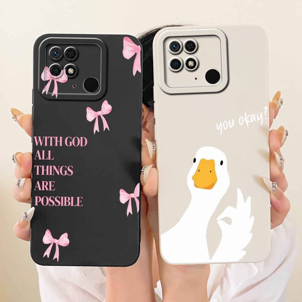 For Redmi 10C 4G Case Cover Silicone Luxury Fashion Cool Kawaii Cute Painted Phone Casing 220333QAG 220333QBI 220333QNY 220333QL
