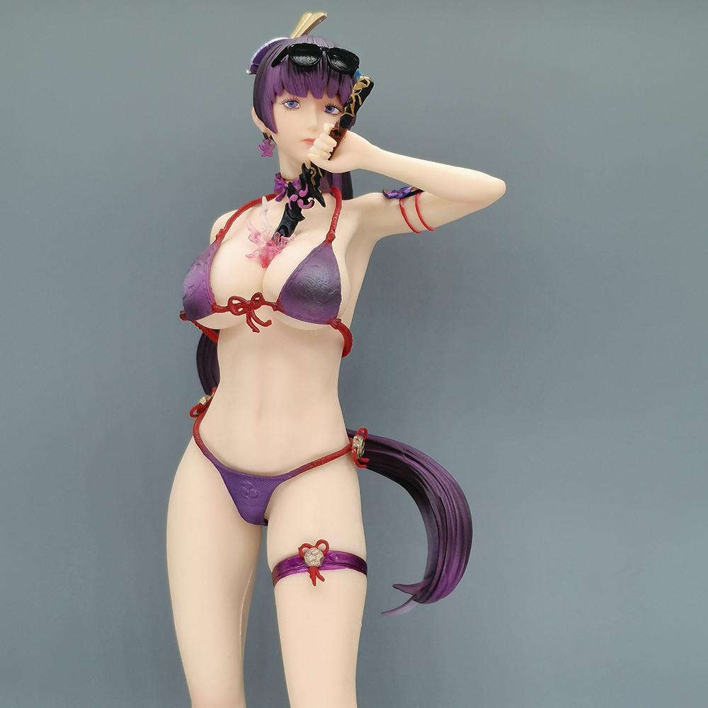 Genshin Impact Figure HRaiden Ei Beelzebul Anime Girl Action Toy Game Statue Adult Collection Model Doll Gift PVC miHoYo Poseable Articulated Scale