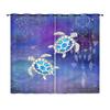 Curtain Animal Turtle Ocean Curtain Digital Printing Blackout Curtain No Punching