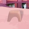 Portable Children Stool Decorative Thickened Solid for Kitchen Boys Girls Pink