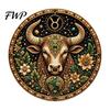 Dekoracja domu Sztuczna Perła Sztuka Znak Zodiaku Zestaw, 12 Znaków Malowanie DIY Artystyczny Prezent dla Nastolatków Zestawy, Okrągły 3D Konstelacja Rękodzieło Ścienne Zestaw dla Dorosłych,