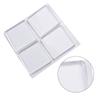4pcs/set Transparent Anti Vibration Shock Absorbing Pad Mat Washing Machine Applicable To Any Smooth Place, Shockproof