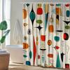 Abstract Art Digital Print Shower Curtain - Home Decor, 70.9x70.9 Inches, Hotel & Household Bathroom Decor