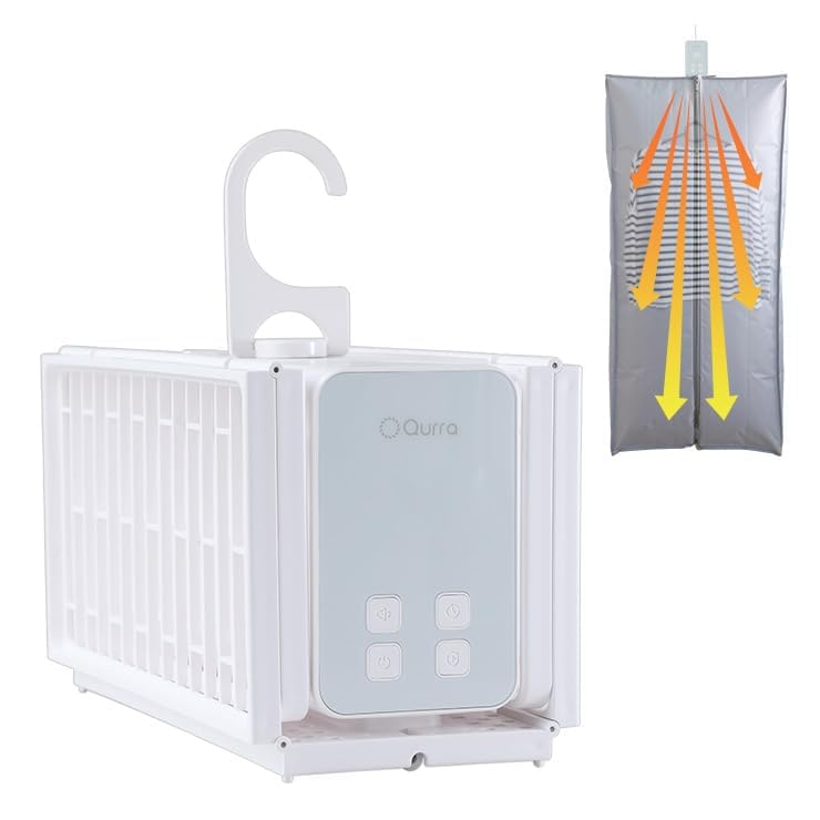 [Featured on National TV] Qurra Pokedorai Quick Clothes Dryer, Compact, Portable Clothes Dryer, Foldable, Compact, Indoor Drying, No Installation Requ