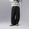 Li Ning CF Suo Solid Color Loose Wide Leg Comfortable Casual Pants Men Bottoms Dark-Green AKXU503-1