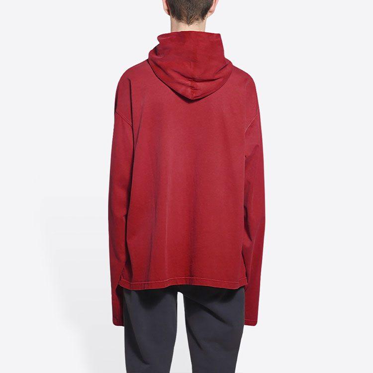 Balenciaga Sweatshirt Loose Fit Men's Red 674685TLV896163