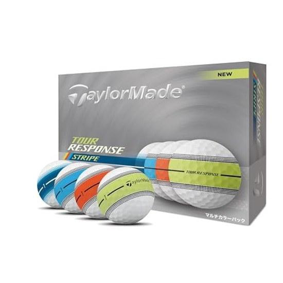 Taylor Made Golf Ball TMJ25 Tour Response Stripe Neon Yellow JPN dz