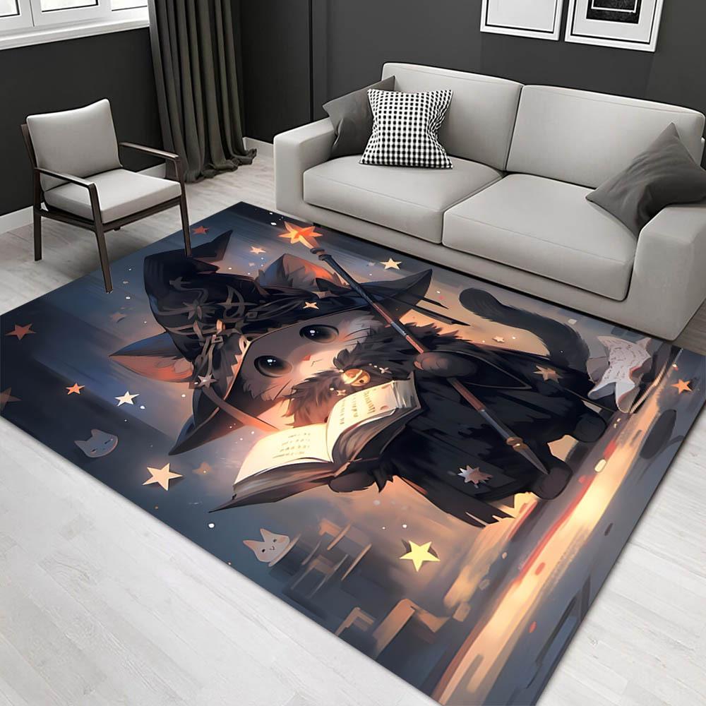 

1pc 24819431380 Pattern Carpet, Area Rug For Living Room Bedroom Room Bed Chair Laundry Entryway Corridor Yard Non-slip Outdoor Camping Rug 60cm by 90cm