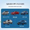 Magnetic Cartoon Car Sunshade - Double Layer Window Curtain for Children's Heat Insulation & UV Protection