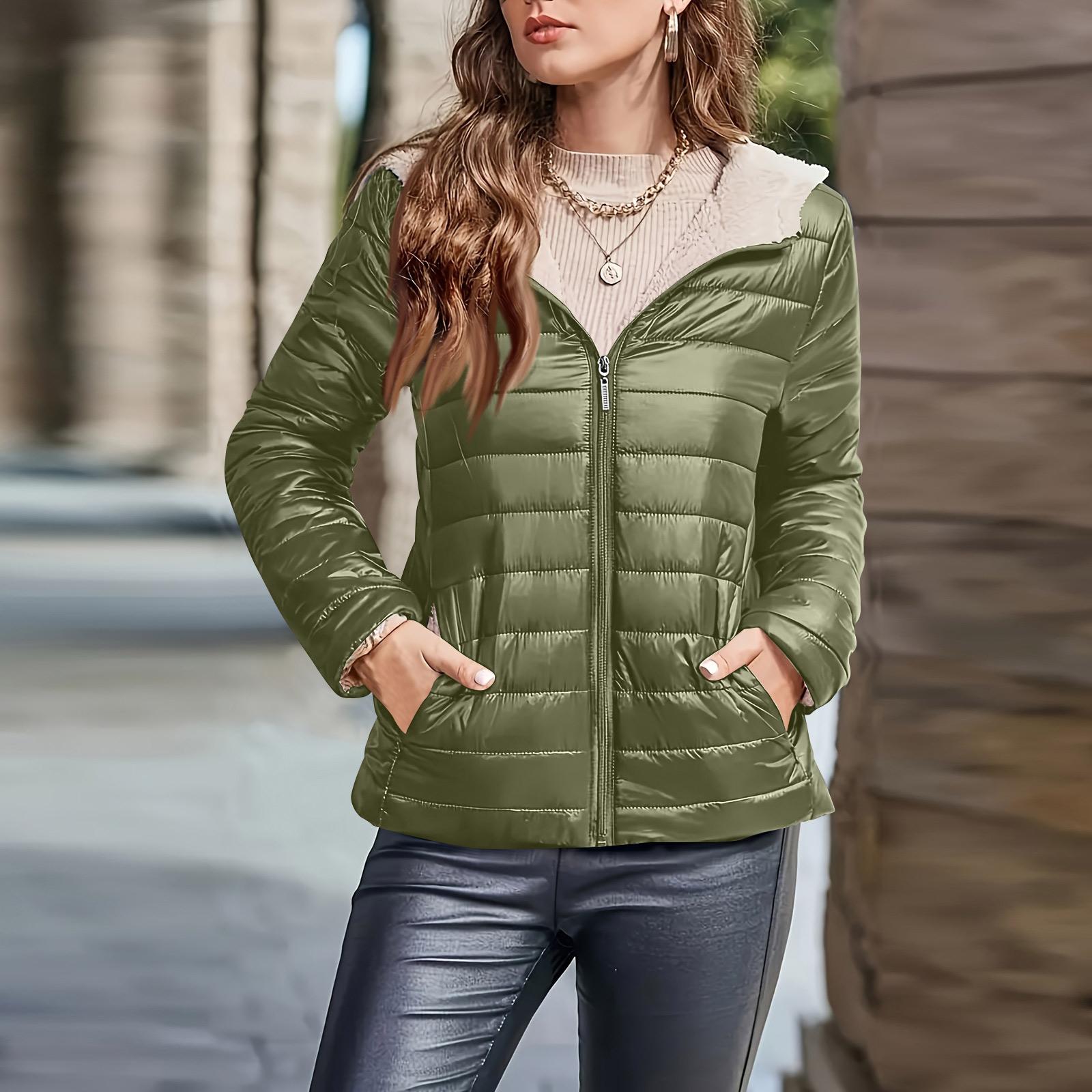 

Women s Faux Suede Button Jacket Oversized Gathered Hem Short Length Coat Casual Vintage Outerwear With Pockets M