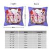 Vshojo Ironmouse Anime Cute Vtuber Square Pillowcase Cushion Cover Pillow Case Throw Pillow Cover for Home Sofa Living Room