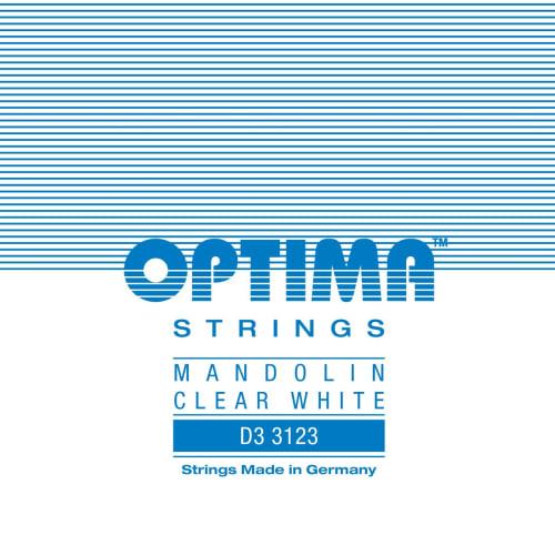 

OPTIMA Mandolin Strings, Clear White 3D (Pack of 2) No. 3123