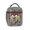 Funny Tazs Cartoon Insulated Lunch Bag Leakproof Cartoon Reusable Thermal Bag Lunch Box Tote Beach Travel Food Storage Bags