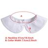 French Style Women Shirt Detachable Faux False Collar Sweet Lace Trim Button Necklace Choker Ladies Shoulder Wraps Collars