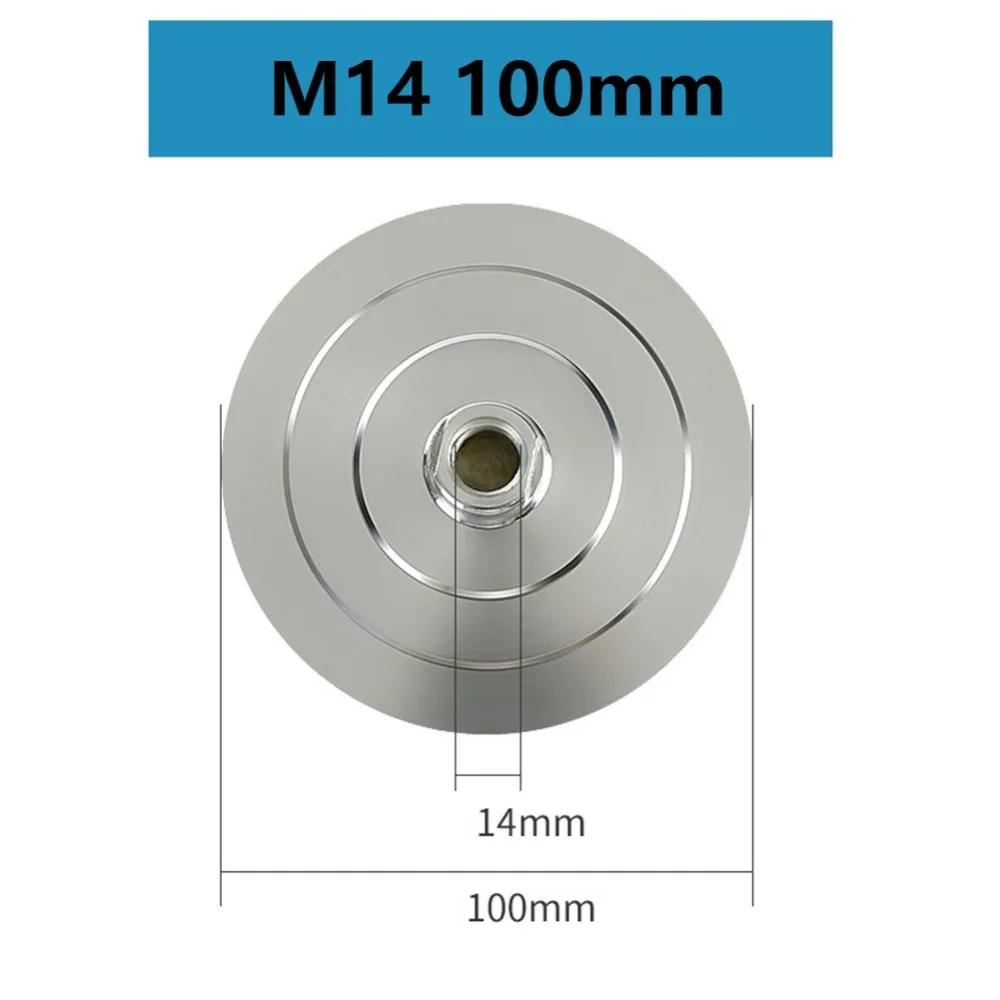 3/4 Inch Sanding Disc Backing Pads M14 M10 Backing Holder Diamond Polishing Pad Aluminum Base Self-adhesive Hook Loop