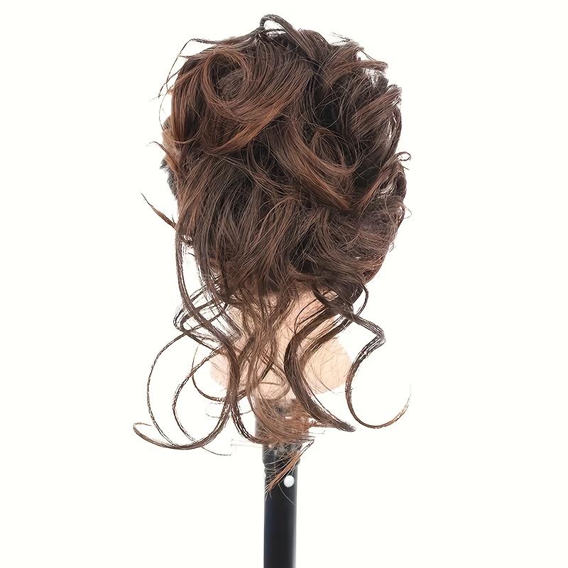 

Lady s Elegant Wavy Hair Clip Style - Quick Styling Board with Naturally Fluffy Long Beard Tail, Securely Fastened by a Reliable Clip 6inch світло-коричневого кольору