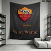 Name Custom AS Roma Wall Tapestry Aesthetic Wall Hanging Printed Fabric Blanket Decorative Tapestries for Bedroom Living Room Home Decor