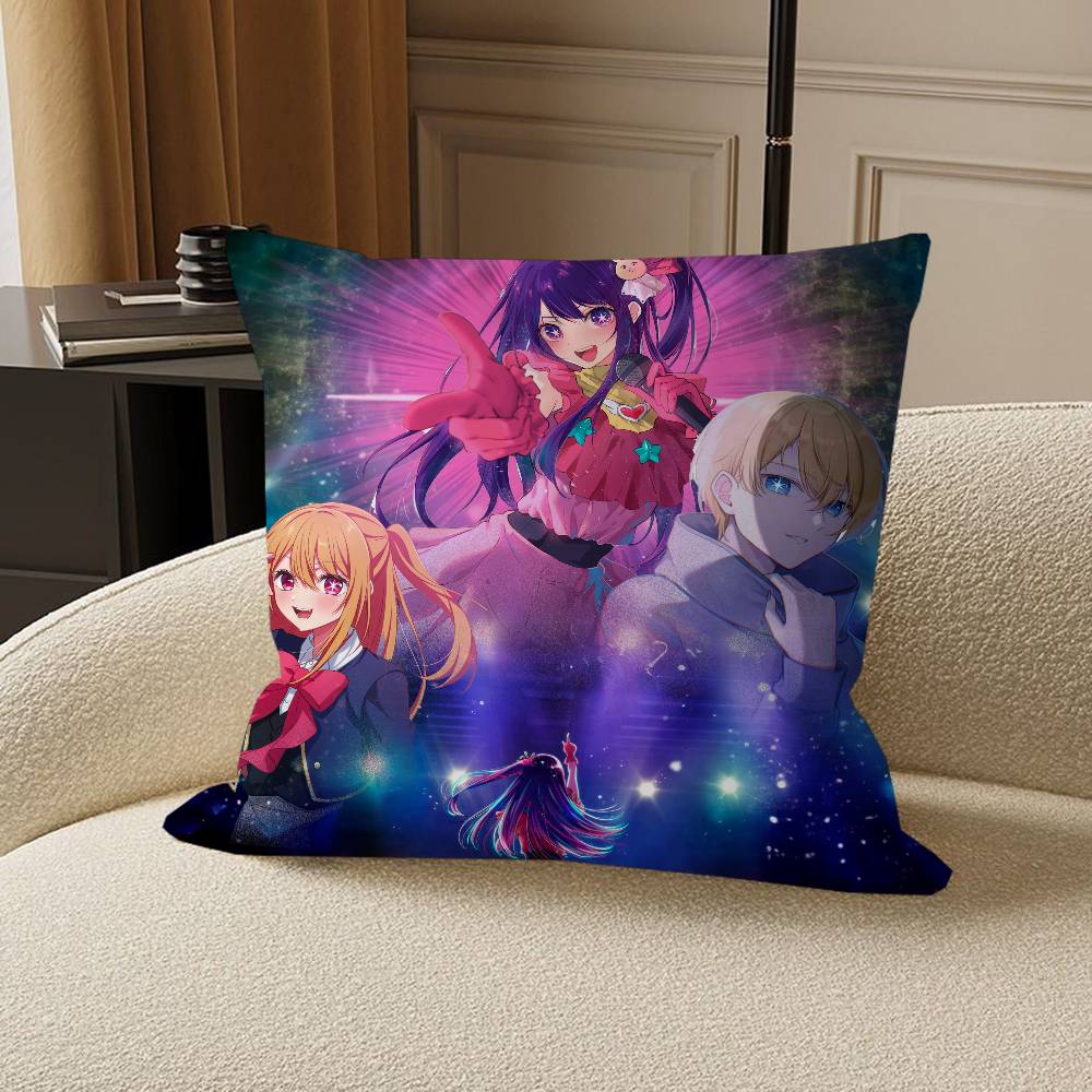 

Anime O-Oshi no Ko Pillow Anime Pillow Sofa Bed Head Pillow Cover Cushion Cover 45x45 cm Fashion 12x12Inch
