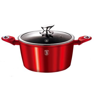 PENTOLA IN GRANITO 20cm BERLINGER HAUS LINEA ROSSA METALLICA BH-1256